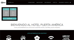 Desktop Screenshot of hotelpuertamerica.com