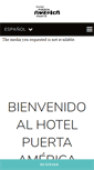 Mobile Screenshot of hotelpuertamerica.com